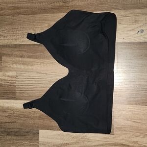 HOTFISH Black Nursing Wireless Bra Size XL Washed But Never Worn!